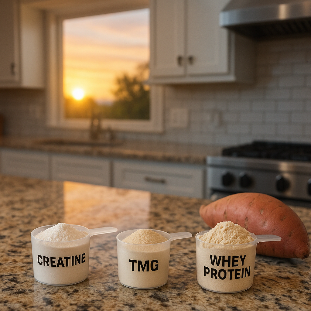 How I Stack Creatine with TMG and Whey Protein for Strength, Recovery, and Longevity