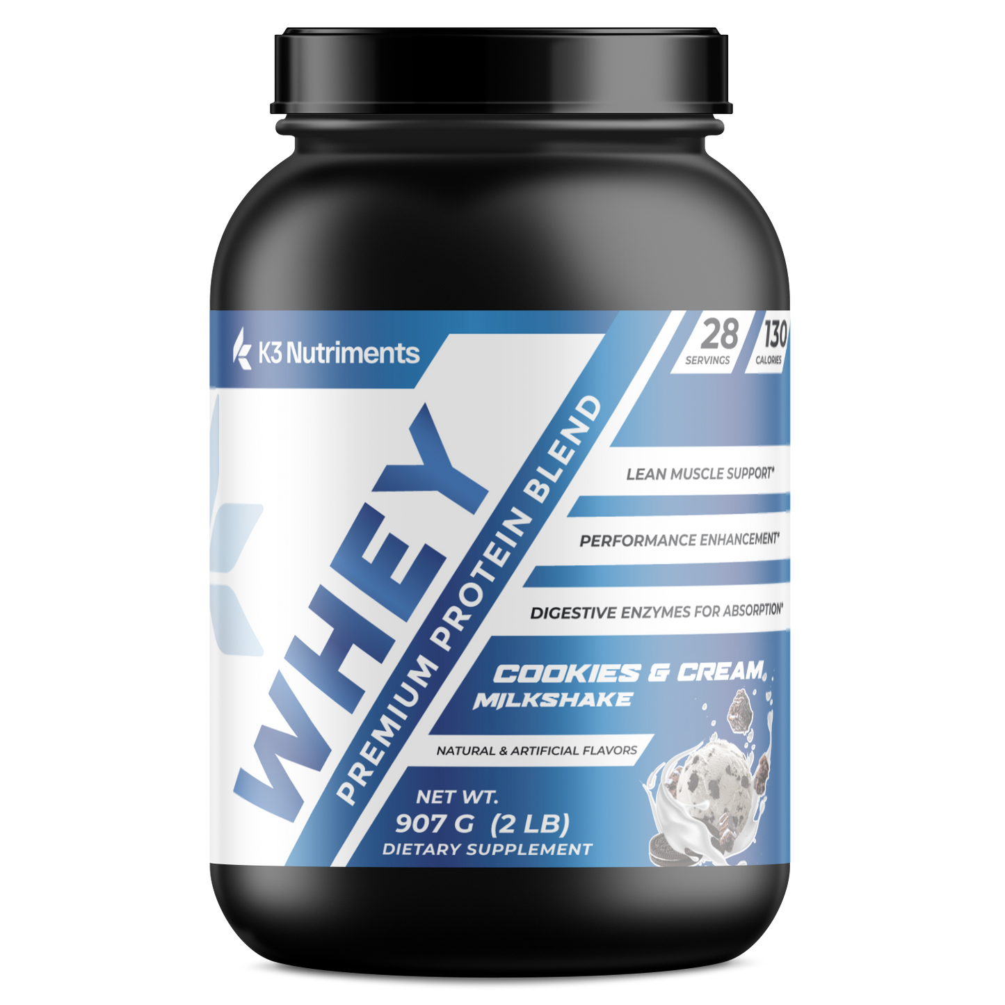 Whey Cookies and Cream Protein