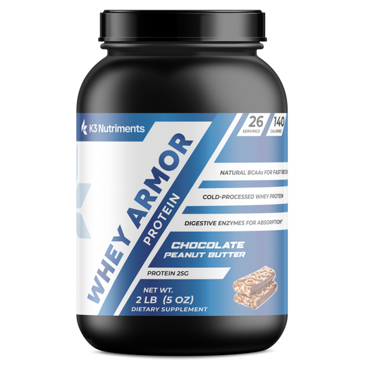 2lb Whey Armor Protein Chocolate Peanut Butter