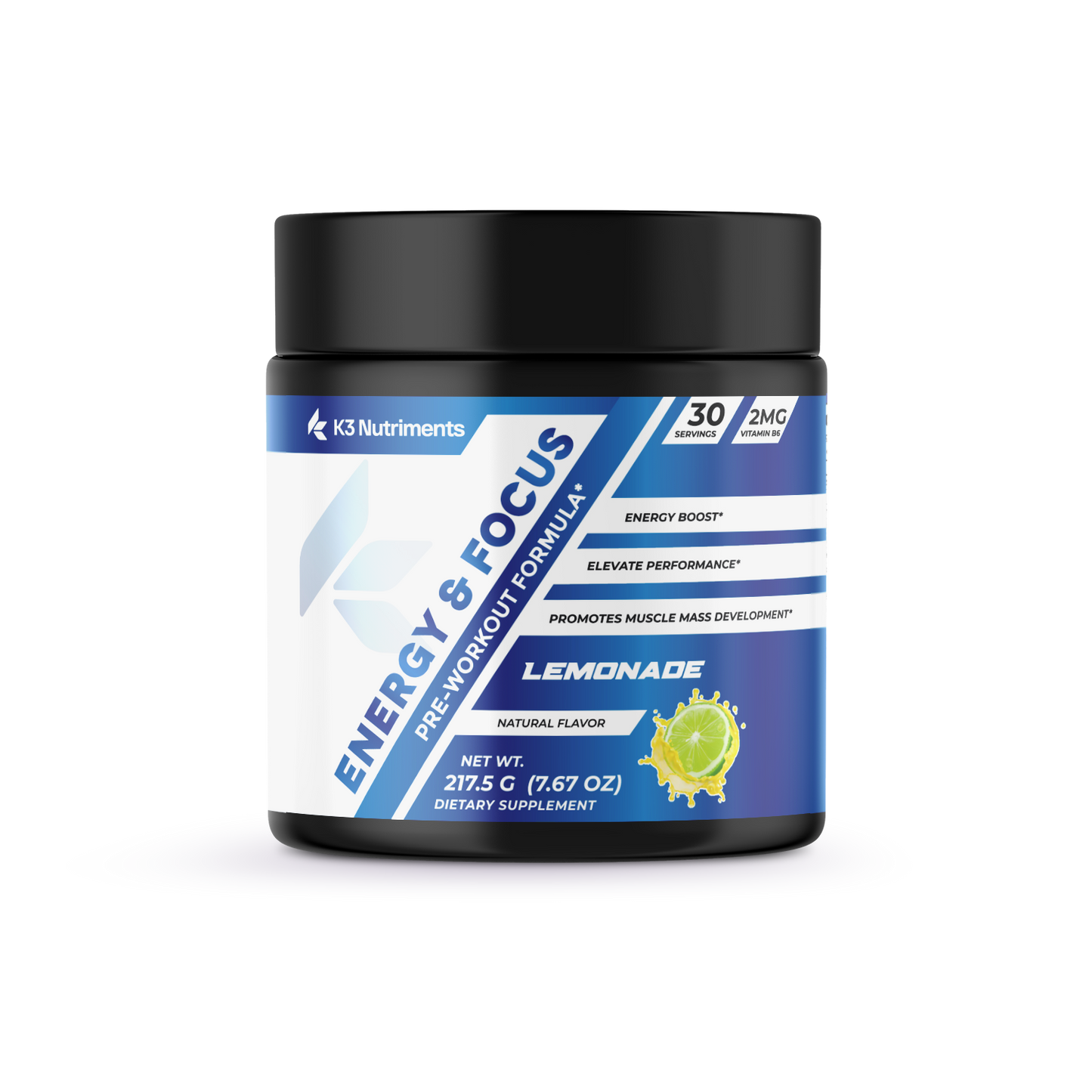 Energy & Focus Pre-Workout Formula (Lemonade)
