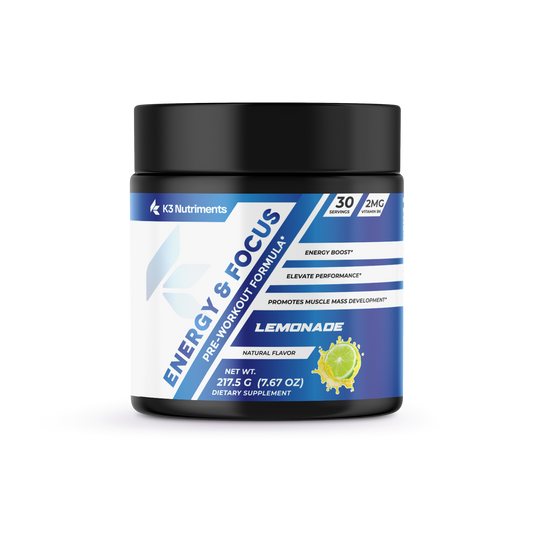 Energy & Focus Pre-Workout Formula (Lemonade)