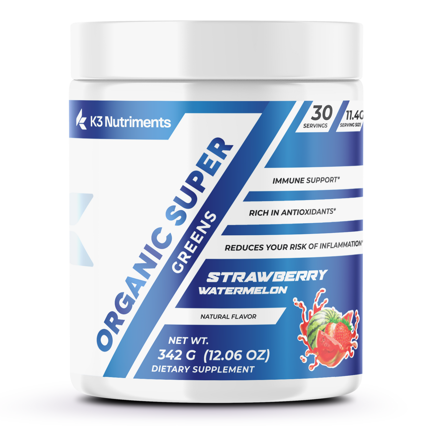 Organic Super Greens - Watermelon