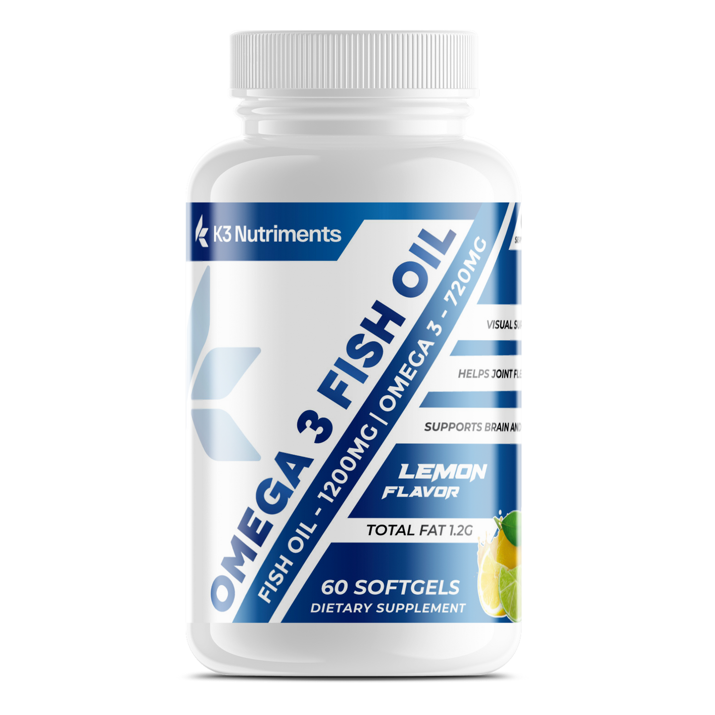 Omega 3 Fish Oil (60 day supply)