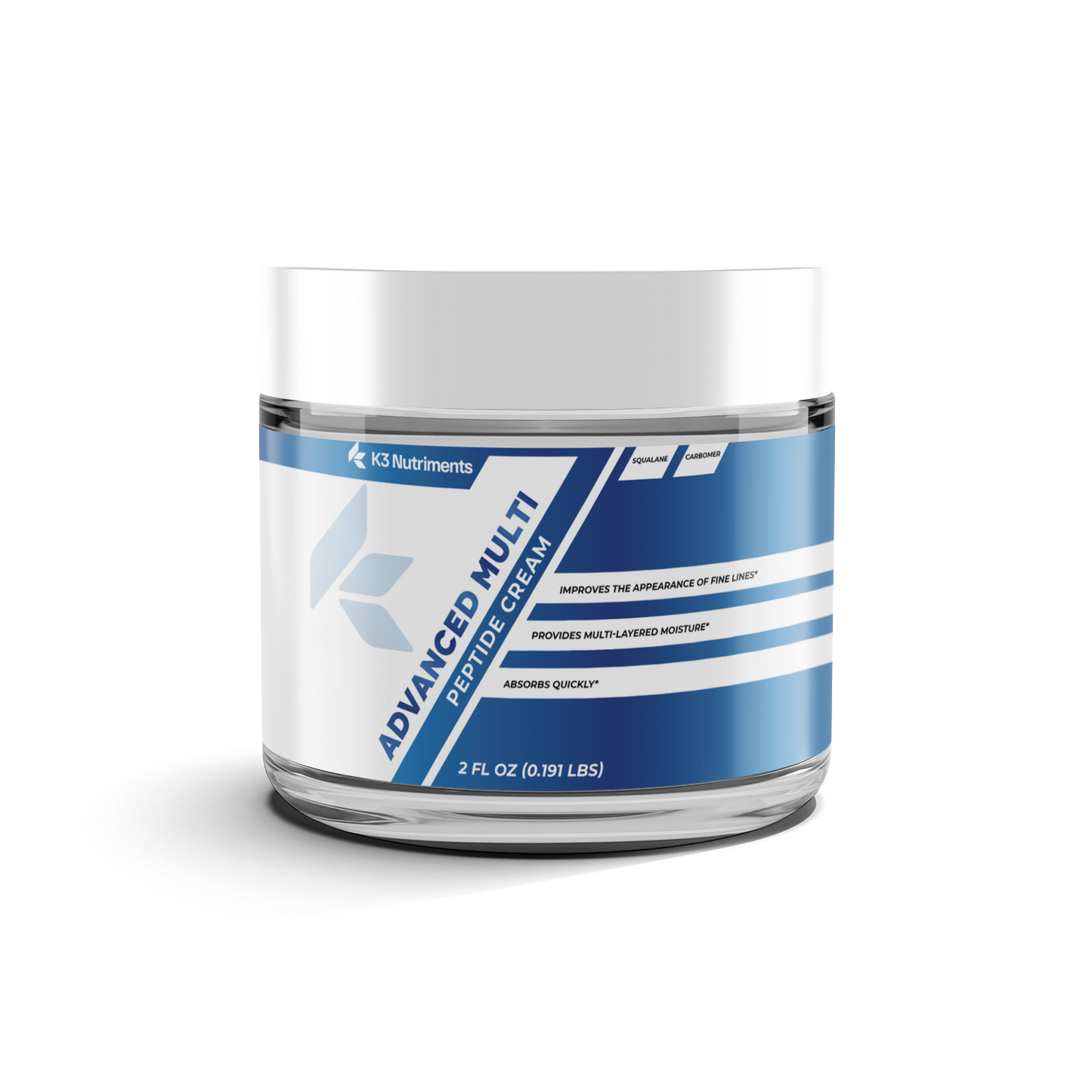 Advanced Multi Peptide Cream (Peptide Complex), USA Made, Clean & Vegan