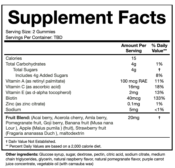 Super Fruit Plus Gummies w/Essential Vitamins