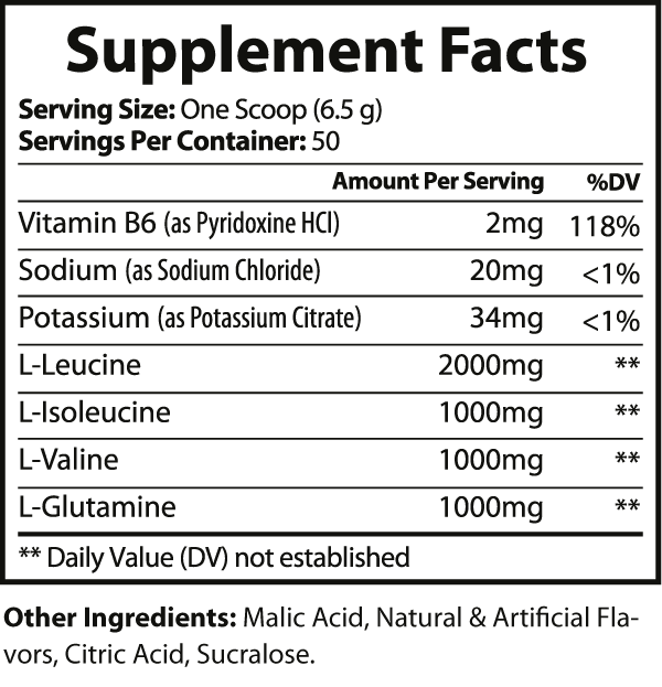 BCAA (Lemon Lime)(50 day supply)