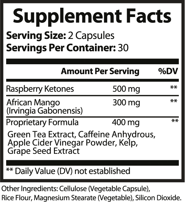 Raspberry Ketones Ultra Blend