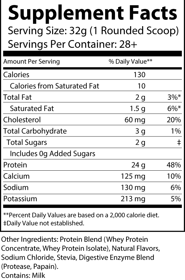 Natural Premium Whey ( Salted Caramel )