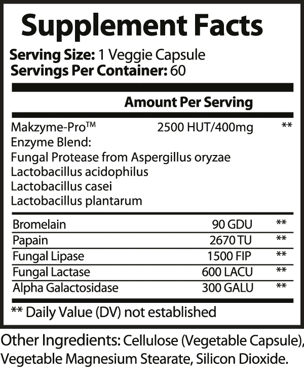 Digestive Enzyme (60 day supply)