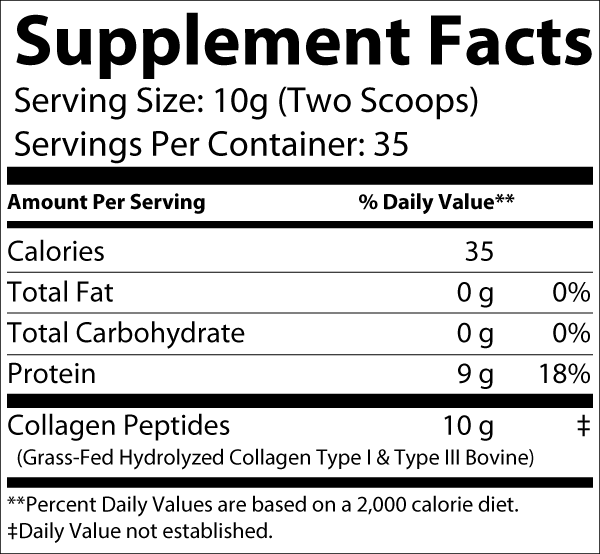 Collagen Grass Fed Type 1 And 3 Collagen Peptides