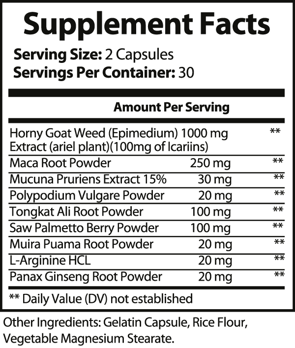 Horny Goat Weed Blend