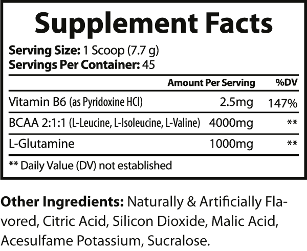 BCAA (Fruit Punch)(45 day supply)