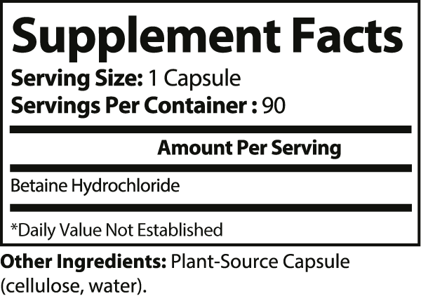 Betaine HCL Plus - Gut Health