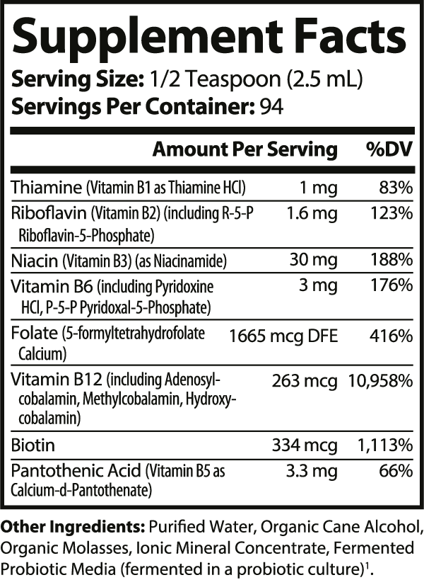 Fermented Vitamin B Complex (94 day supply)