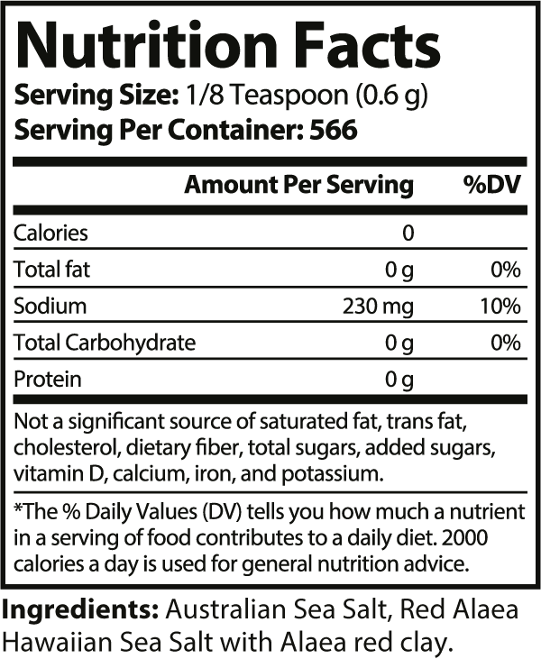 Premium Volcanic Pink Salt (Sea Salt)(566 servings)
