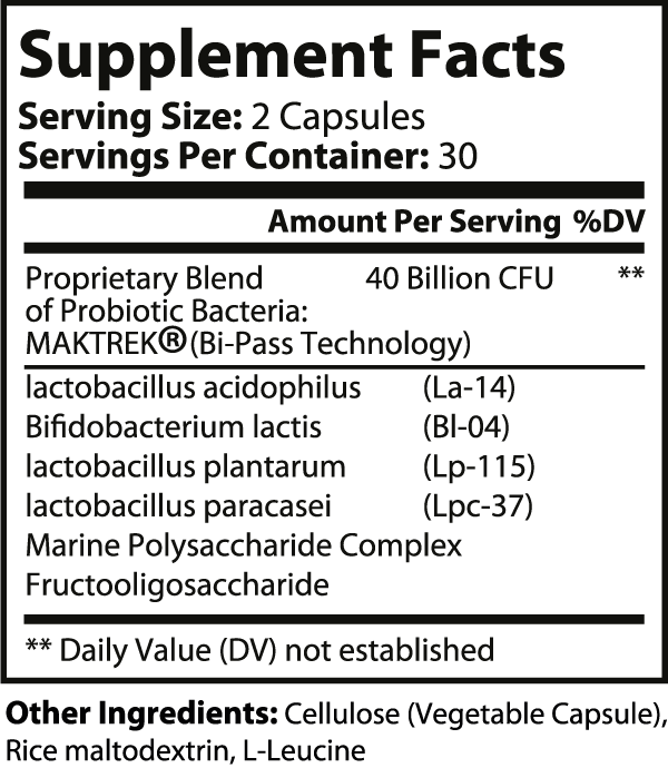 Probiotic 40 Billion (highly effective)