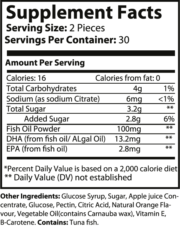 Omega-3 Gummies (omega-6 & omega-9 too!)