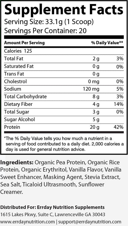 1.5lb Pure Vegan Protein Vanilla