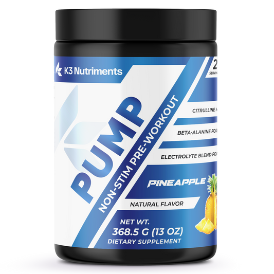 Non - Stim Pump Pre - Workout: Pineapple 312.5g w/ Natural Flavor