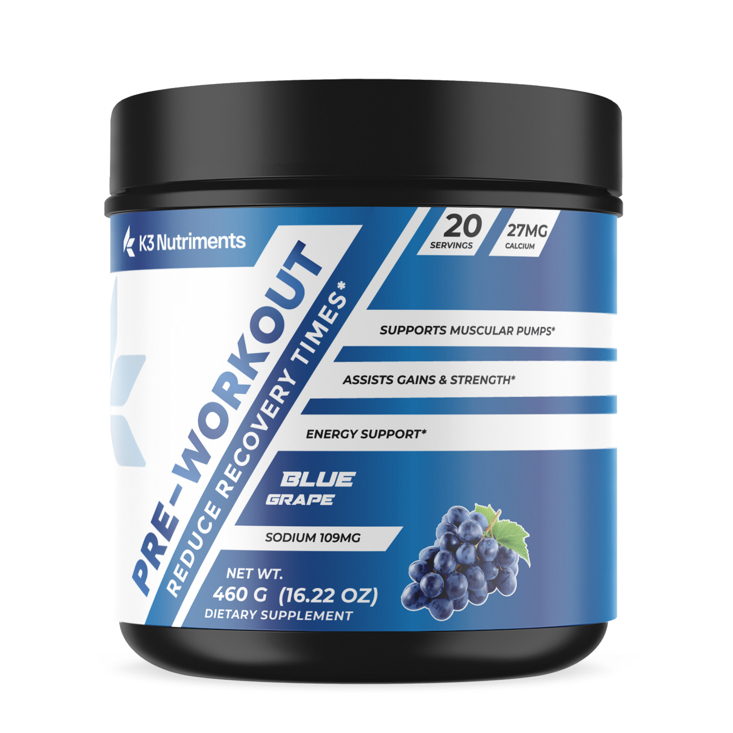 Pre - Workout w/Creatine 5g (Grape Annihilator) (Most potent EVER!)