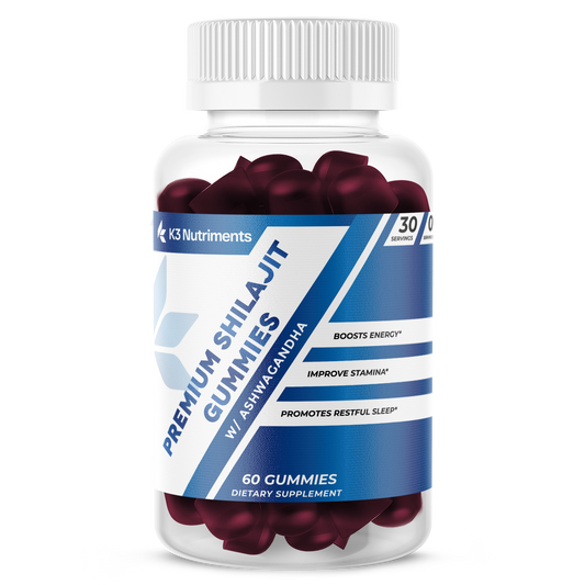 Premium Shilajit Gummies w/Ashwagandha