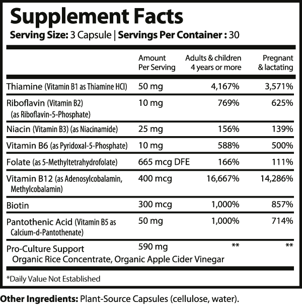 Vitamin B Complex (high potency)