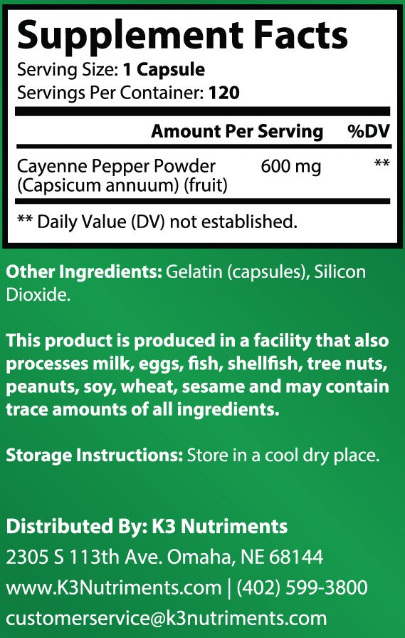 Ultimate Cayenne (capsaicin) (120-day supply)