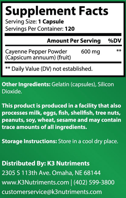 Ultimate Cayenne (capsaicin) (120-day supply)